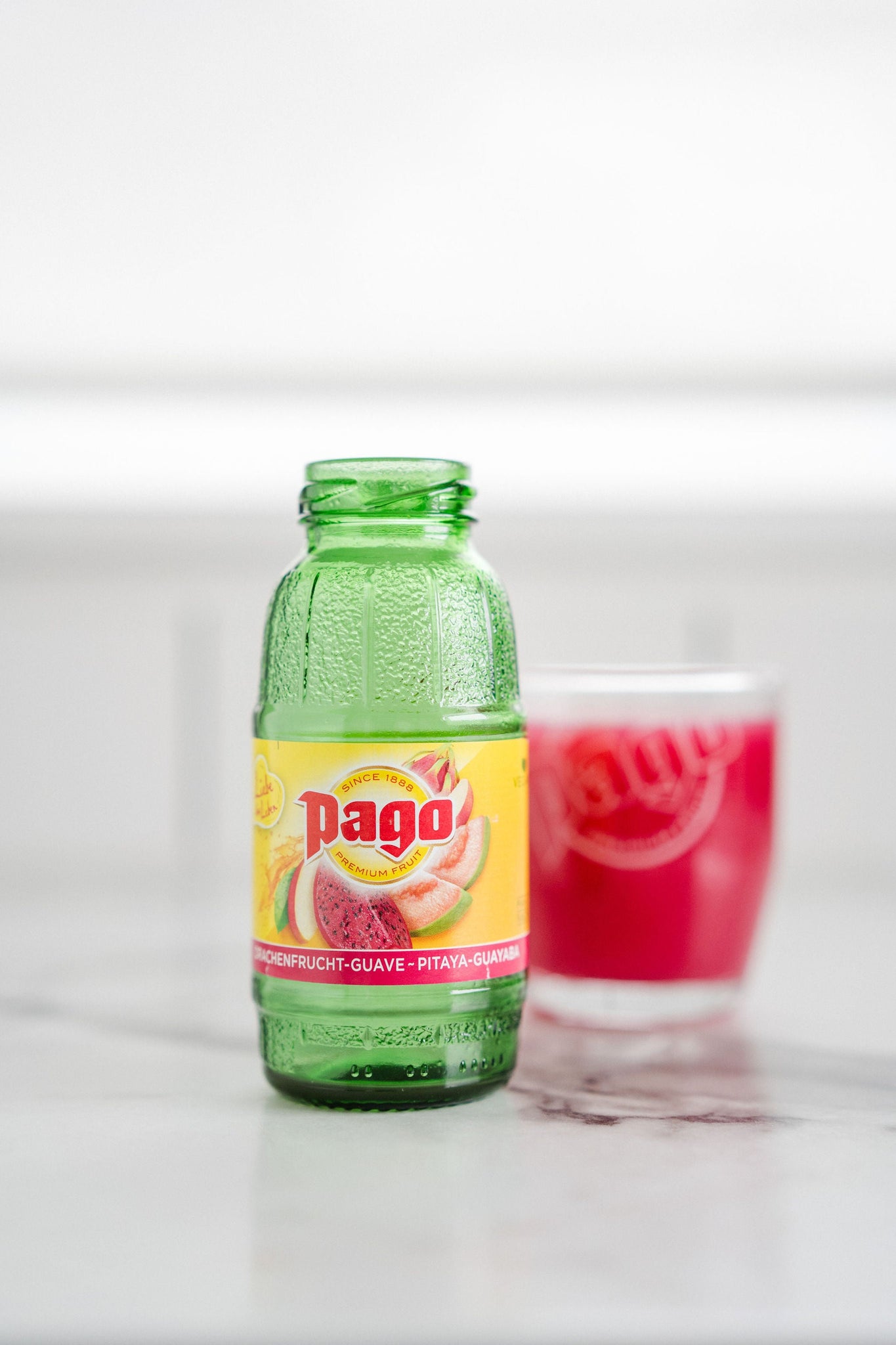 Pago Dragonfruit Guava - Vegan Friendly & Gluten Free (Single Bottle) - Pago Premium Fruit Juice Store