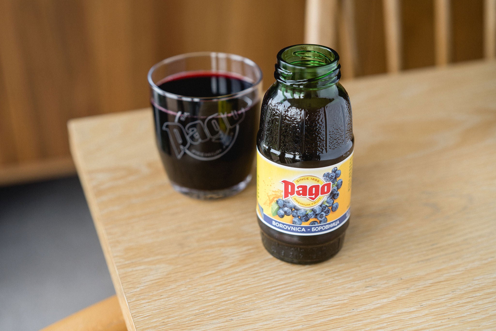 Pago Bilberry Juice (Single Bottle) - Pago Premium Fruit Juice Store