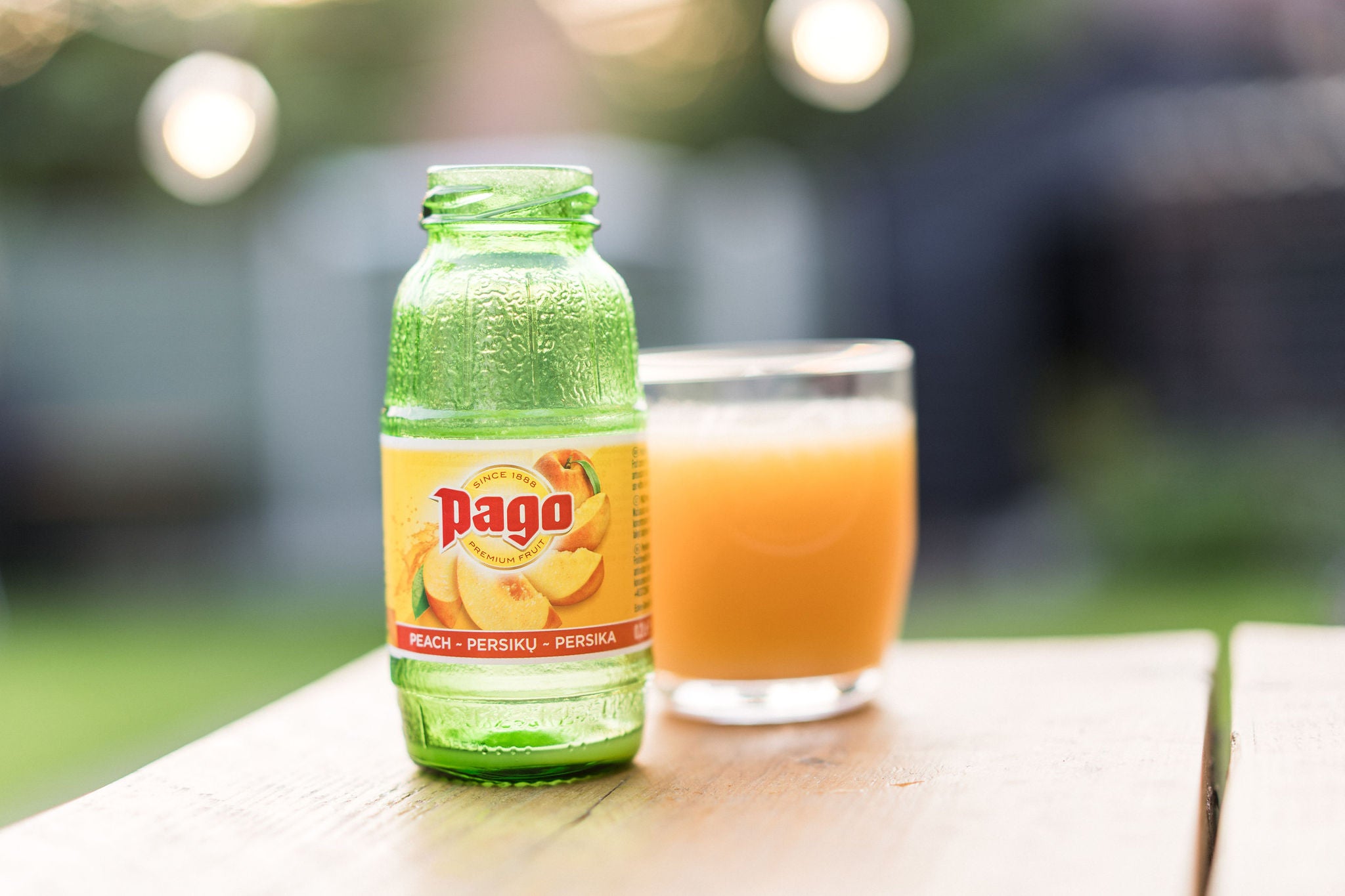 Pago Peach Juice (Single Bottle) - Pago Premium Fruit Juice Store