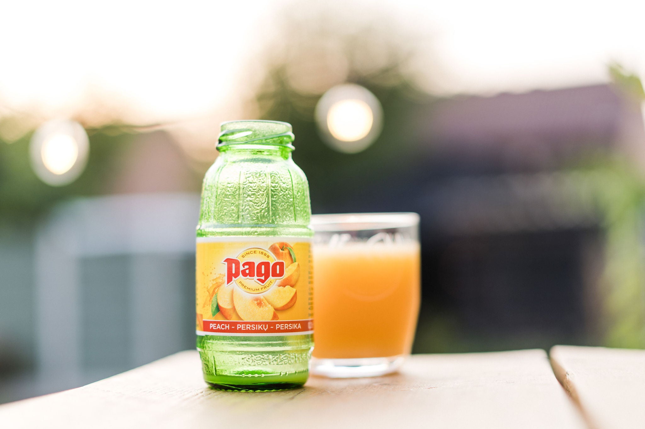 Pago Peach Juice (12x200ml) - Pago Premium Fruit Juice Store
