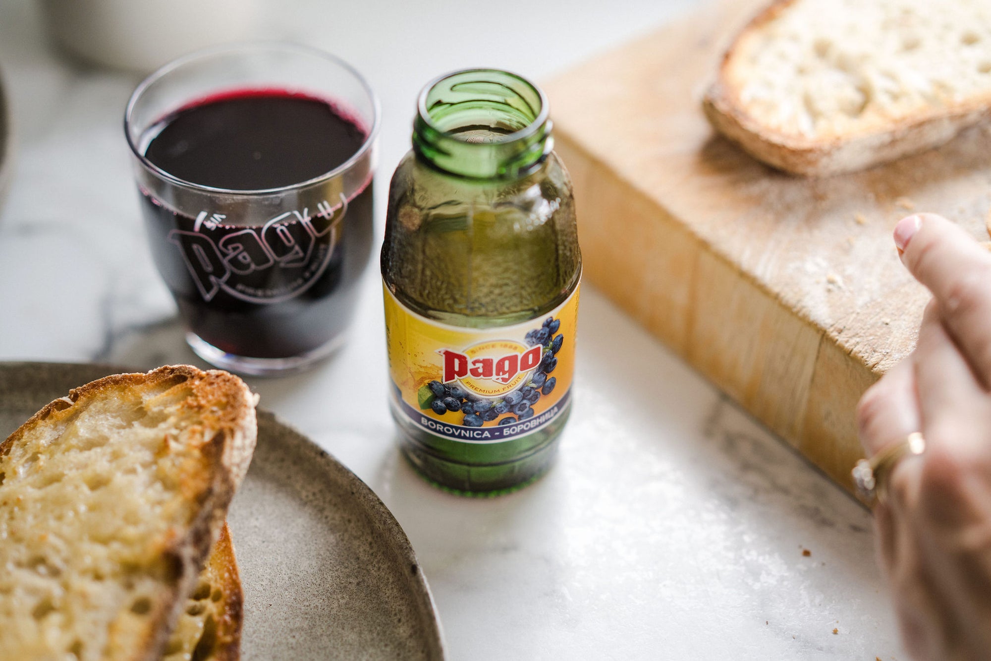 Pago Bilberry Juice - Vegan Friendly & Gluten Free (Single Bottle) - Pago Premium Fruit Juice Store