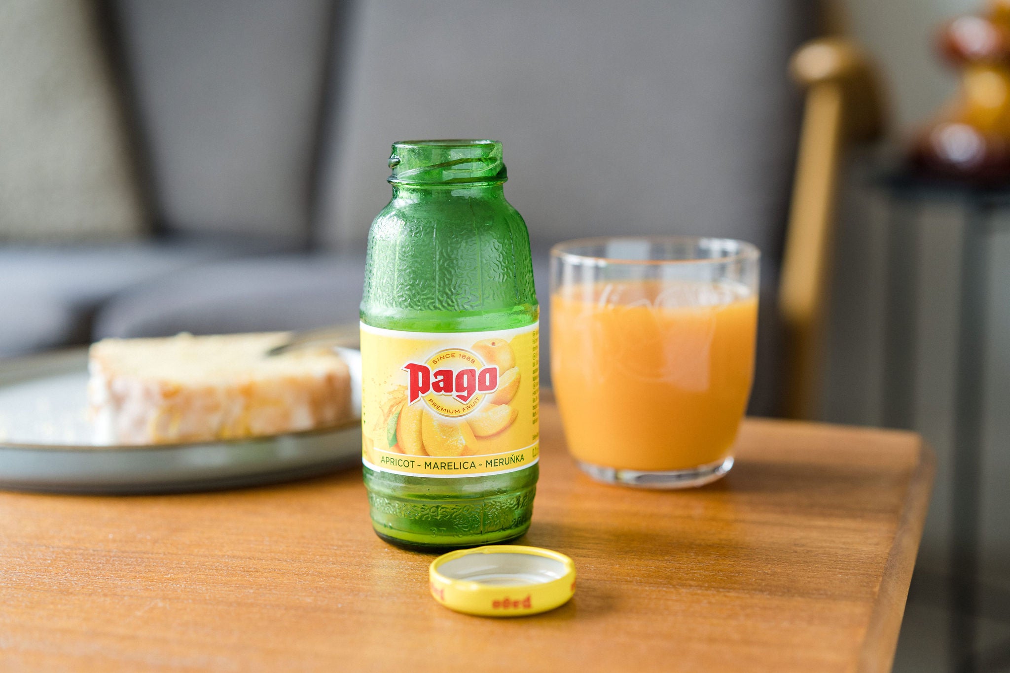 Pago Apricot Juice - Vegan Friendly & Gluten Free (Single Bottle) - Pago Premium Fruit Juice Store