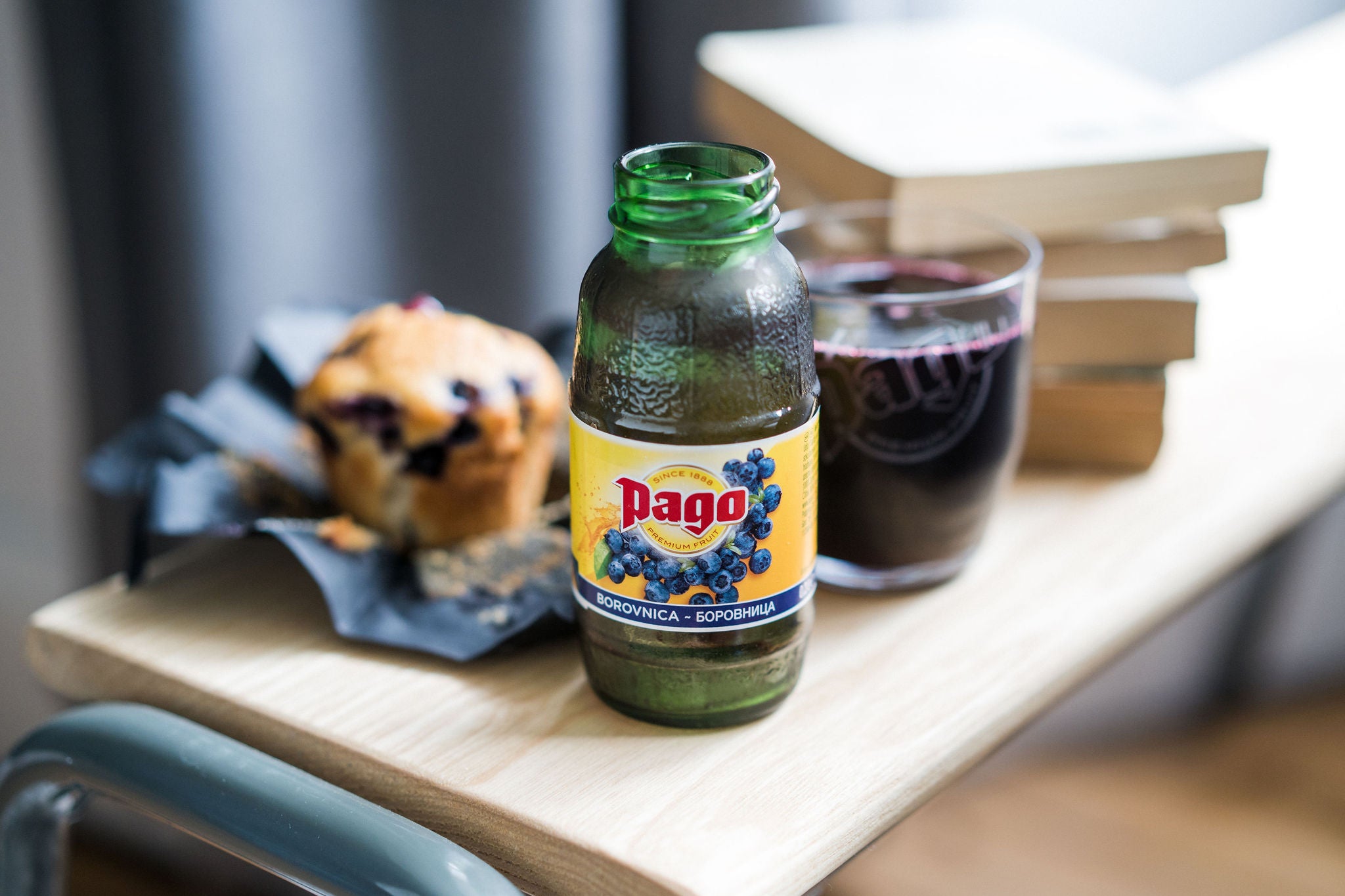 Pago Bilberry Juice - Vegan Friendly & Gluten Free (Single Bottle) - Pago Premium Fruit Juice Store