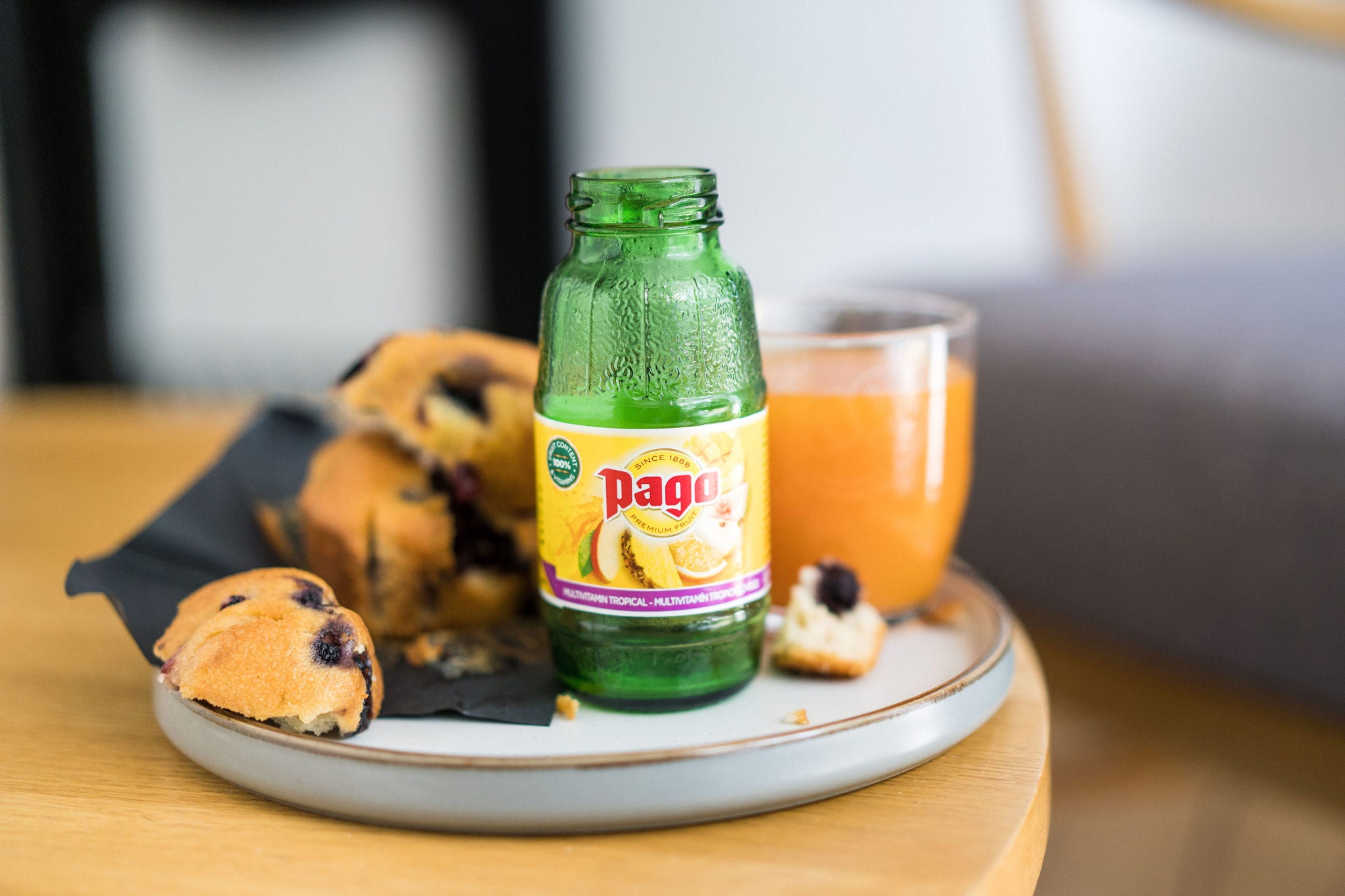 Pago Multivitamin Tropical Juice - Vegan Friendly & Gluten Free (Single Bottle) - Pago Premium Fruit Juice Store
