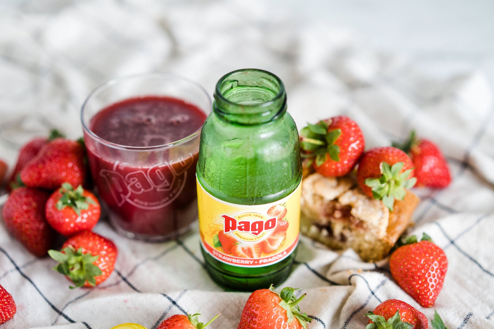 Pago Strawberry Juice - Vegan Friendly & Gluten Free (Single Bottle) - Pago Premium Fruit Juice Store