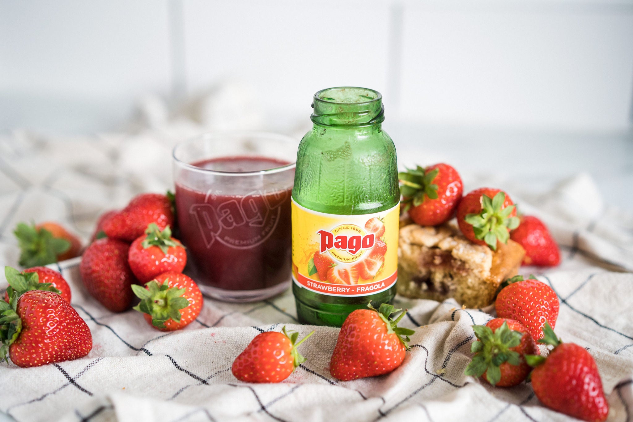 Pago Strawberry Juice - Vegan Friendly & Gluten Free (12x200ml) - Pago Premium Fruit Juice Store