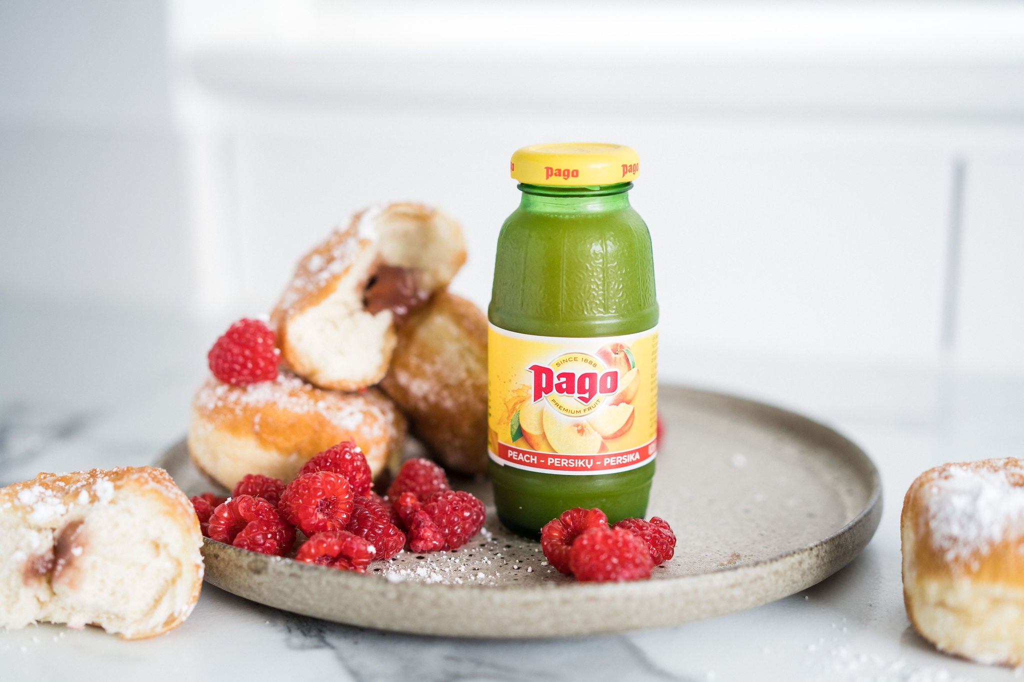 Pago Peach Juice - Vegan Friendly & Gluten Free (12x200ml) - Pago Premium Fruit Juice Store