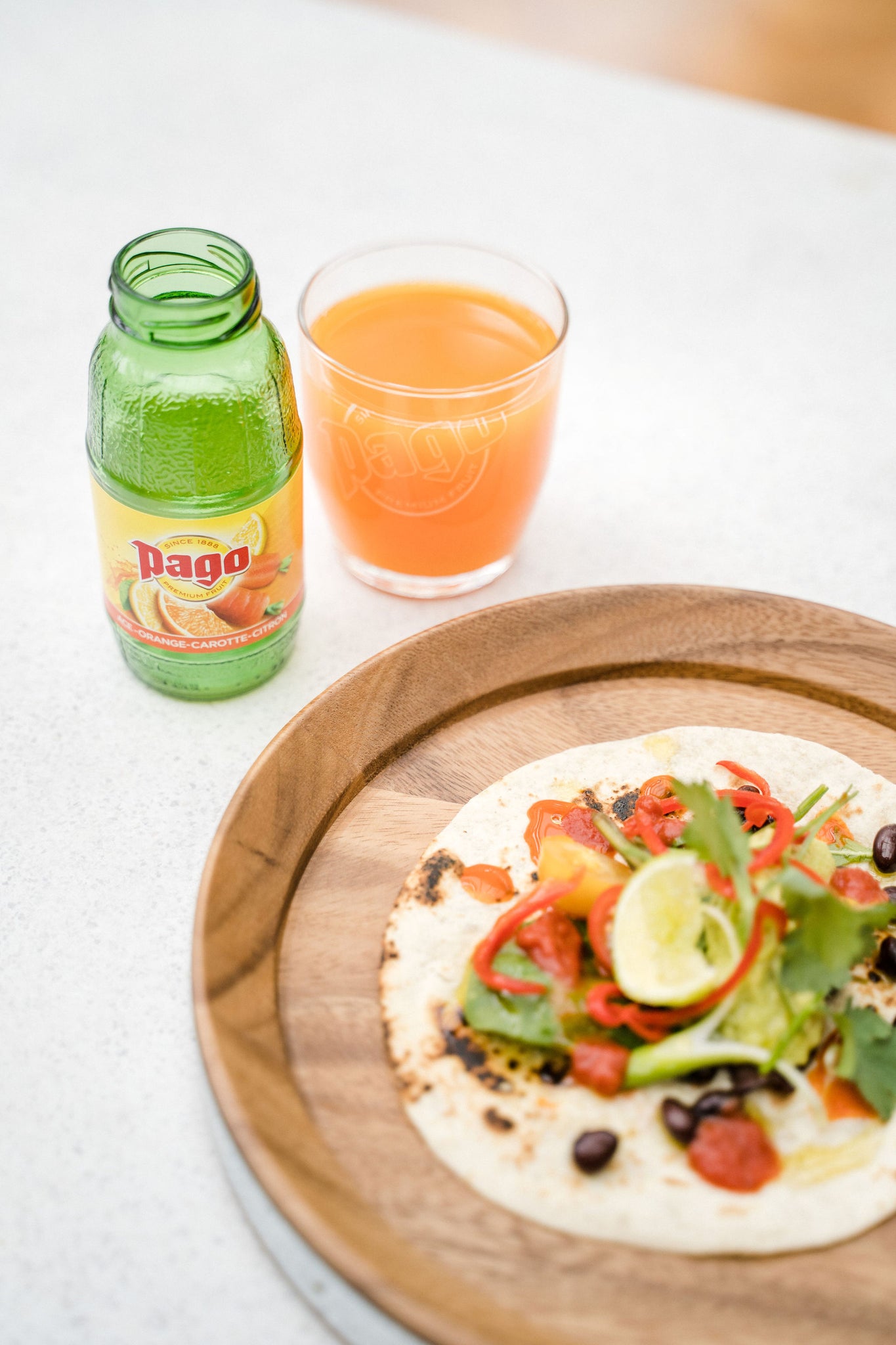Pago ACE (Orange, Carrot & Lemon) Juice - Vegan Friendly & Gluten Free (Single Bottle) - Pago Premium Fruit Juice Store
