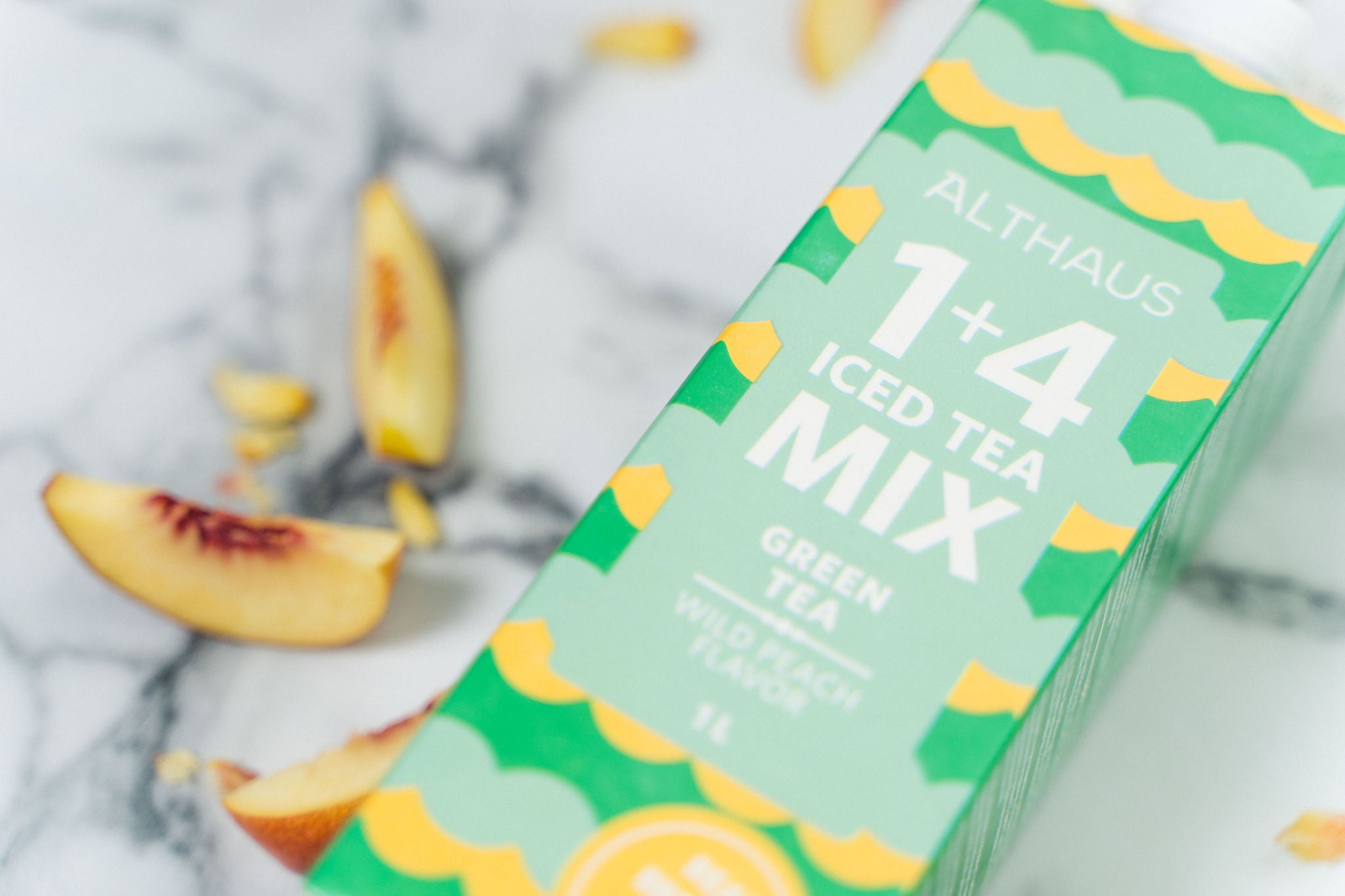 Althaus 1+4 Iced Tea Mix - Peach Green Tea (1L) - Pago Premium Fruit Juice Store