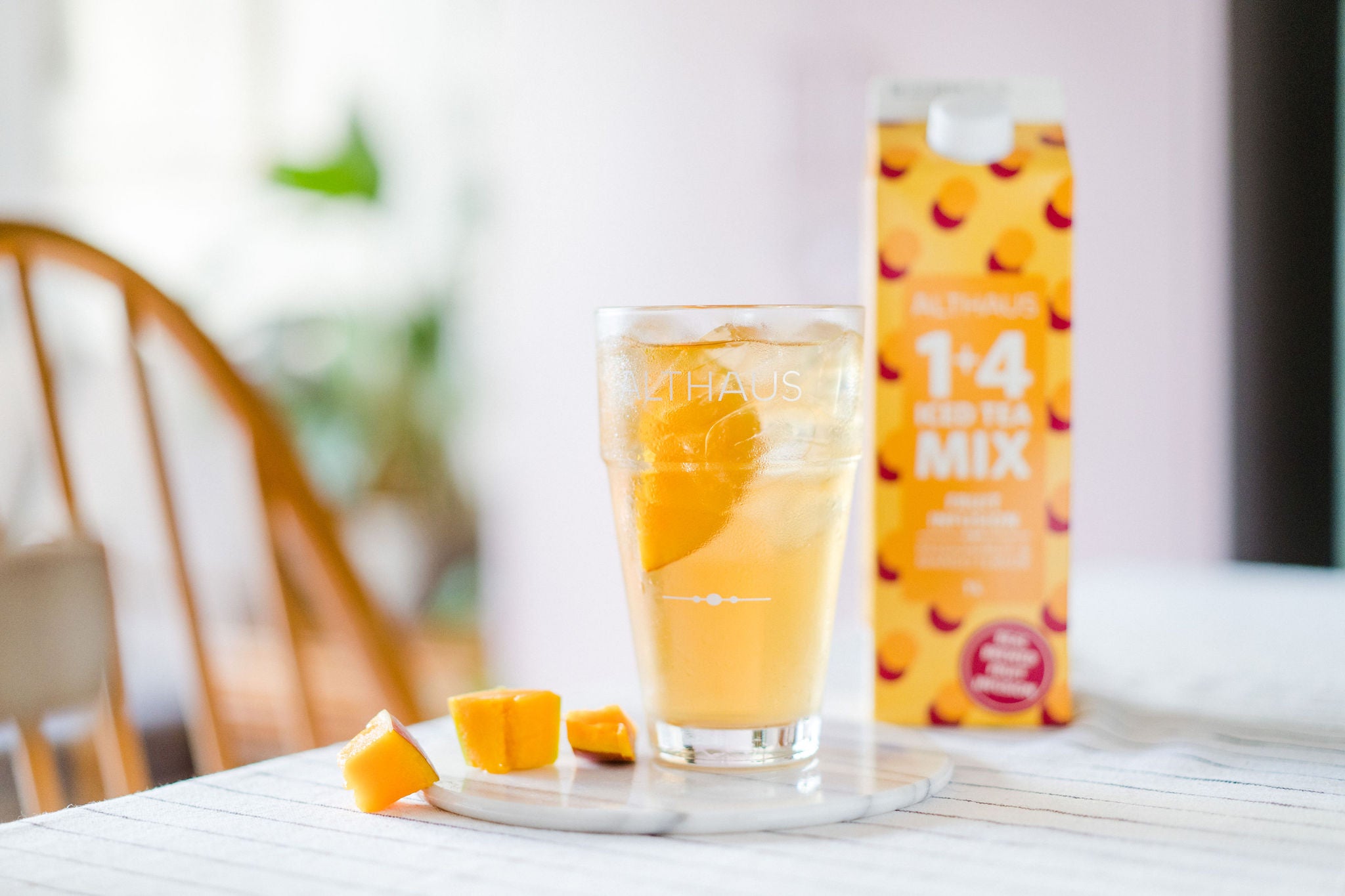 Althaus 1+4 Iced Tea Mix - Mango & Passionfruit (1L) - Pago Premium Fruit Juice Store