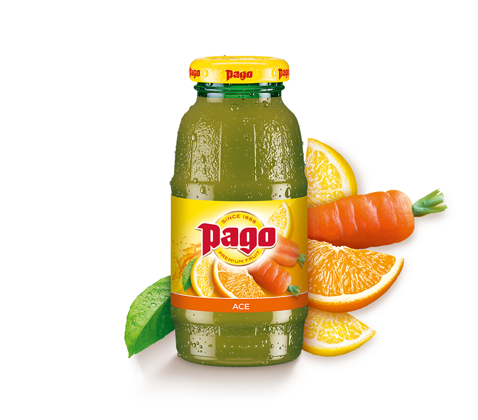 Pago ACE (Orange, Carrot & Lemon) Juice (12x200ml) - Pago Premium Fruit Juice Store