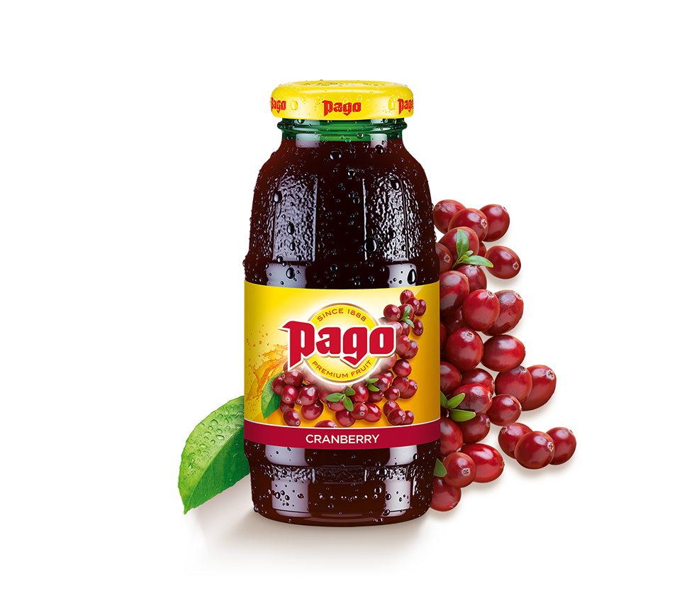 Pago Cranberry Juice (12x200ml) - Pago Premium Fruit Juice Store