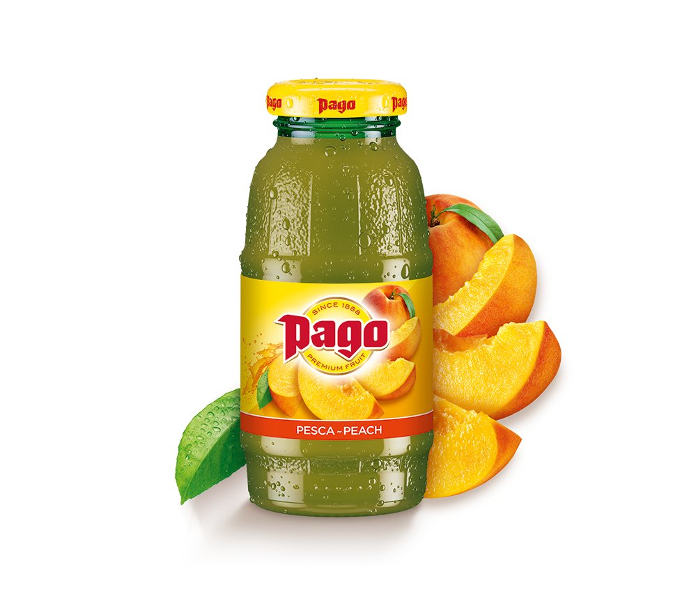 Pago Peach Juice (12x200ml) - Pago Premium Fruit Juice Store