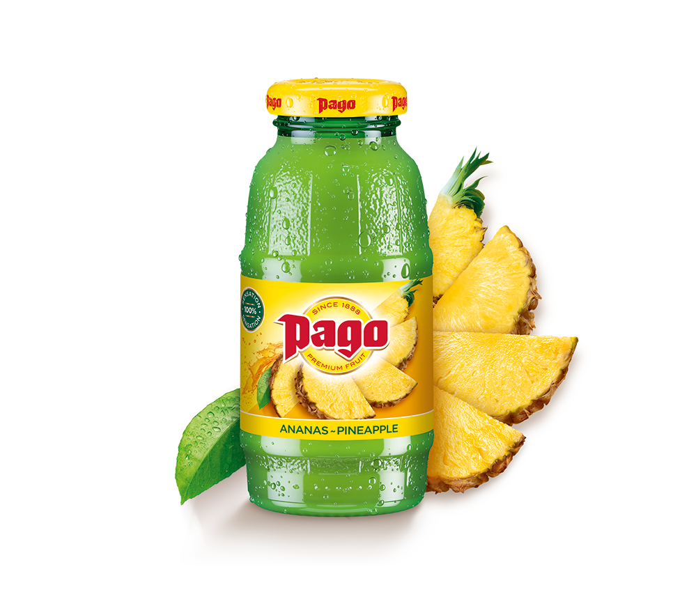 Pago Pineapple Juice (12x200ml) - Pago Premium Fruit Juice Store