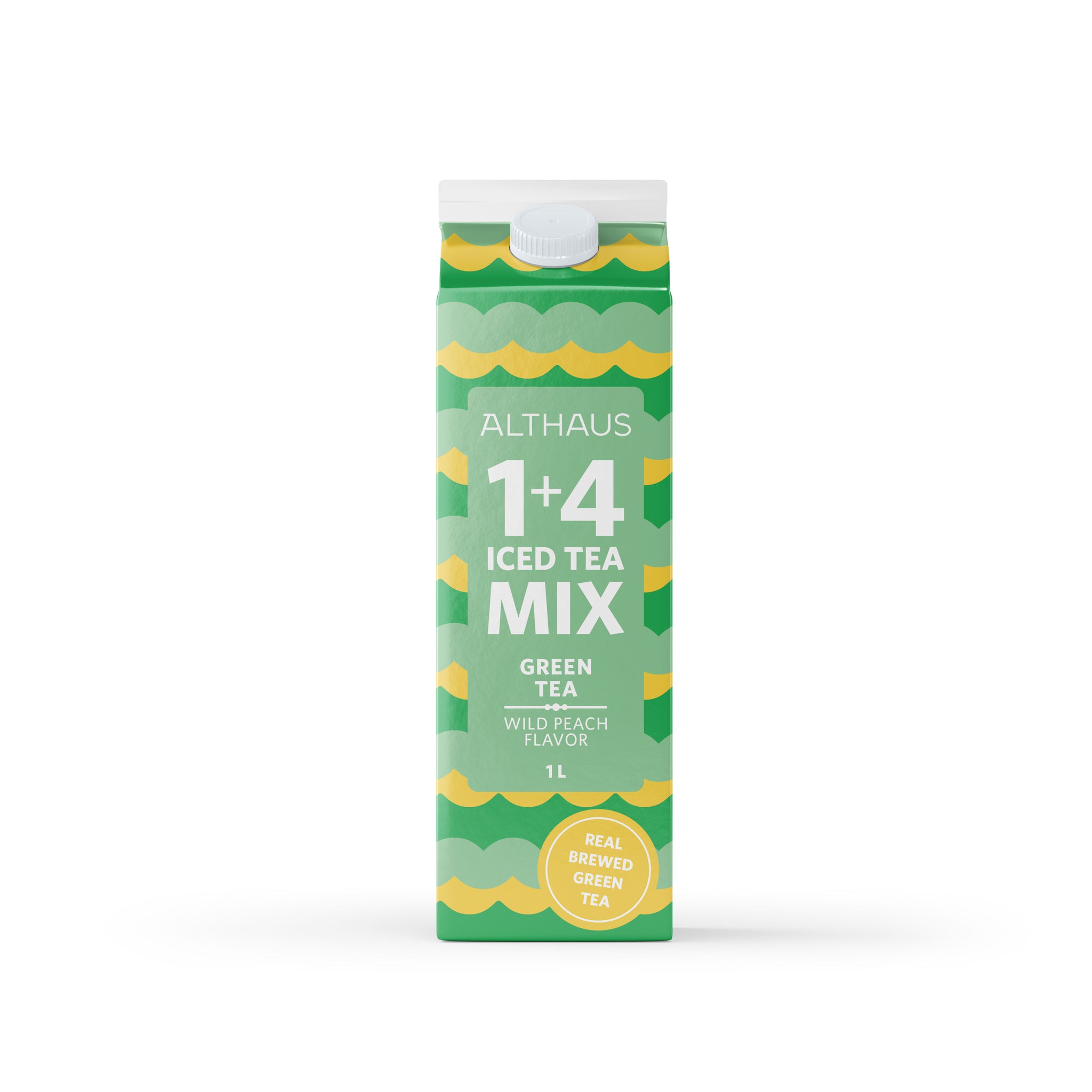 Althaus 1+4 Iced Tea Mix - Peach Green Tea (1L) - Pago Premium Fruit Juice Store